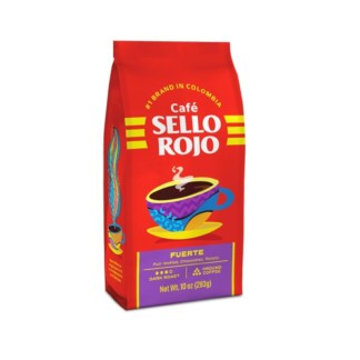 Sello Rojo Roasted and Ground Coffee - Cafe Tostado y Molido (454 g)