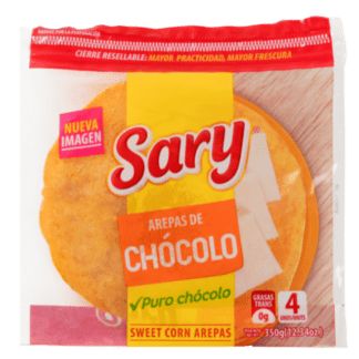 4 Un x Sary Frozen Arepa de Chocolo - 300 g