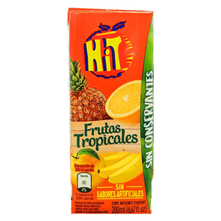 Hit Tropical Fruit Juice Drink - Jugo De Frutas Tropicales Tetra Pack