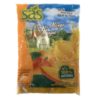 SAS Frozen Mango Pulp 397 g