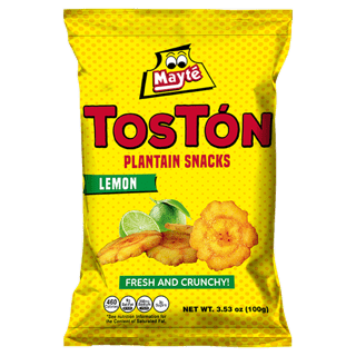 Mayte Toston Lemon Plantain Snacks - Tostones Con Limon (3.5oz)