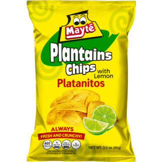 Mayte Plantains Chips With Lemon - Platanitos Con Limon (3oz)