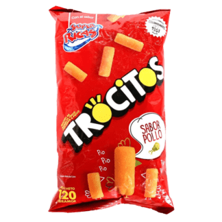SuperRicas Chicken Flavored Mega Trocitos - Trocitos Sabor Pollo (120g)