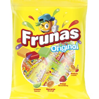 12 Un x Aldor Frunas Fruit Flavoured Candies - Caramelo Con Sabor A Frutas (132g)