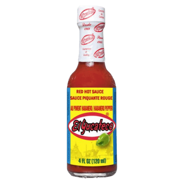 El Yucateco Red Hot Sauce - Salsa Picante Roja (120ml)