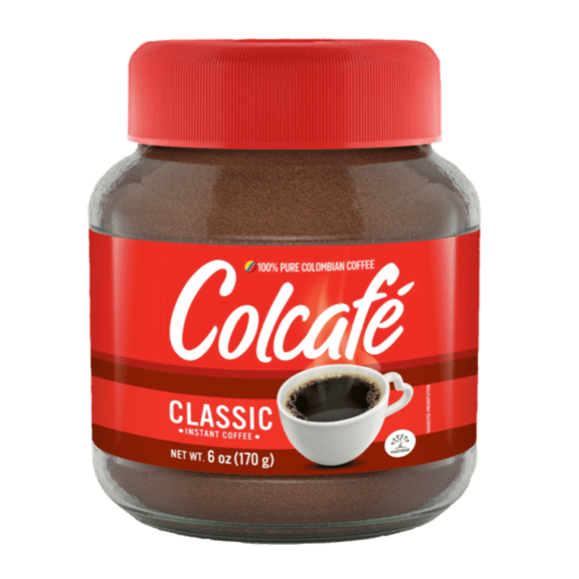 Colcafe Classic Instant Coffee - Cafe Instantaneo en Polvo (170 g)