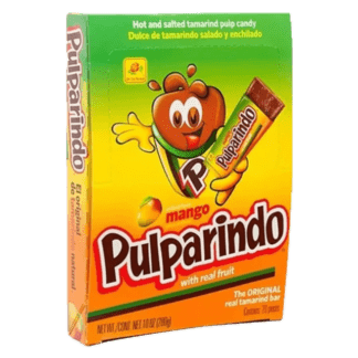 Pulparindo Hot And Salted Tamarind Pulp Candy With Mango Flavor - Dulce Picante y Salado De Pulpa De Tamarindo Con Sabor A Mango