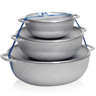 Set Cauldron Basic  Imusa x 3 Units - Caldero basico x 3 un