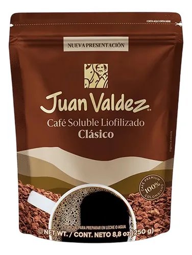 Juan Valdez Cafe Clasico Instantaneo Liofilizado - Instant Classic Coffee 250 gr (Copy) - Image 2
