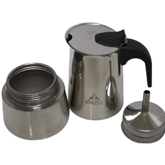 Stainless Steel Stovetop Espresso Coffeemaker - Cafetera Espresso Acero Inoxidable