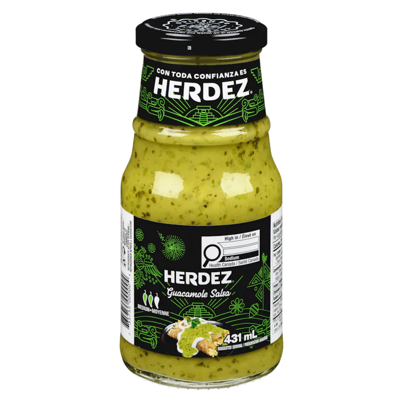 Herdez Guacamole Medium Sauce - Salsa Guacamole (431mL)