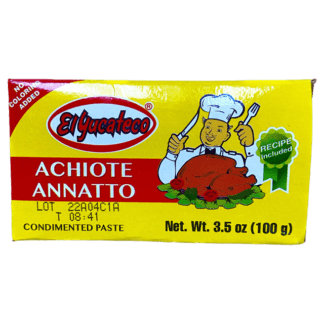 El Yucateco Annatto Achiote Condimented Paste - Pasta Condimentada De Achiote (100g)