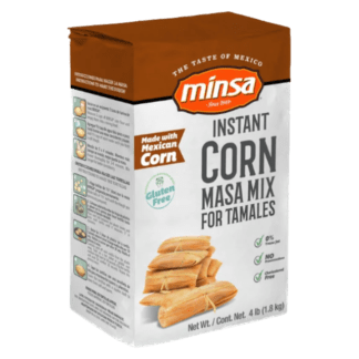 Minsa Instant Corn Masa Mix For Tamales - Harina De Maiz Para Tamales (4Lb)