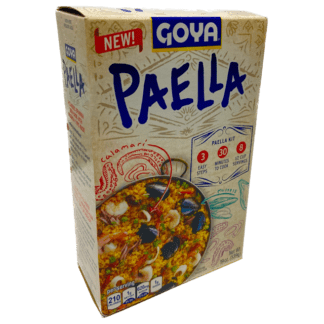 Goya Paella Valenciana Yellow Rice & Seafood Dinner Kit - Kit Para Paella (539g)