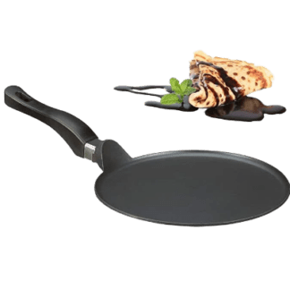 IMUSA Cast Aluminium Non-stick Comal Griddle  12" - Plancha Redonda con Mango 12"- 30.5 cm