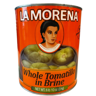 La Morena Whole Tomatillo In Brine - Tomatillo Entero En Salmuera (6Lb)