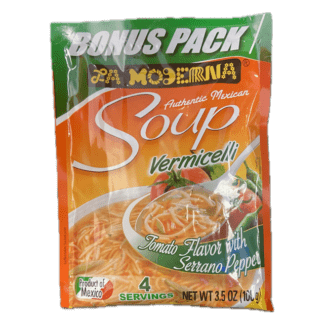 La Moderna Tomato Flavor With Serrano Pepper Vermicelli Soup - Sopa Fideos Sabor Tomate Con Chile Serrano