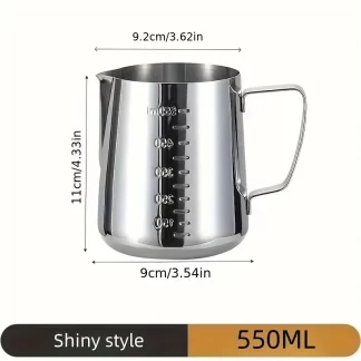 Coffee Milk Frothing Pitcher Stainless Steel - Jarra Espumadora 550 ml