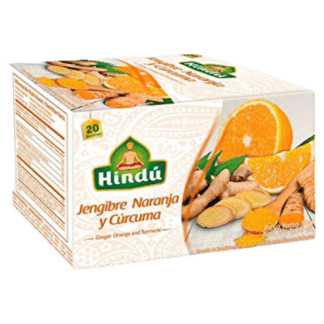 Hindú Ginger, Orange and Turmeric Tea - Té De Jengibre, Naranja y Cúrcuma