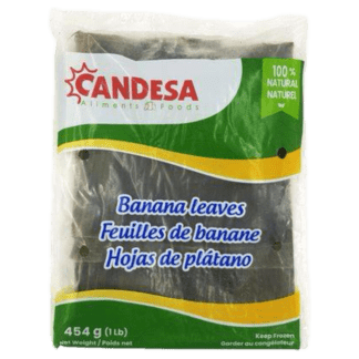 Frozen Banana Leaves - Hojas De Plátano Congeladas (454g)
