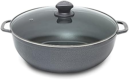 Imusa Black Dutch Oven Pot - Olla Holandésa Negra (26cm/4.8Qt)