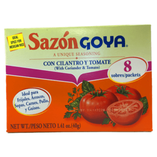 8 Un x Goya Seasoning With Coriander & Tomato - Sazonador Con Cilantro Y Tomate (40g)