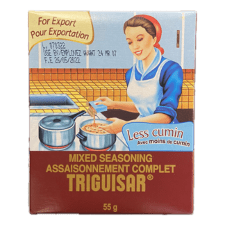 Triguisar Mixed Seasoning Less Cumin - Sazonador Mixto Con Menos Comino (55g)