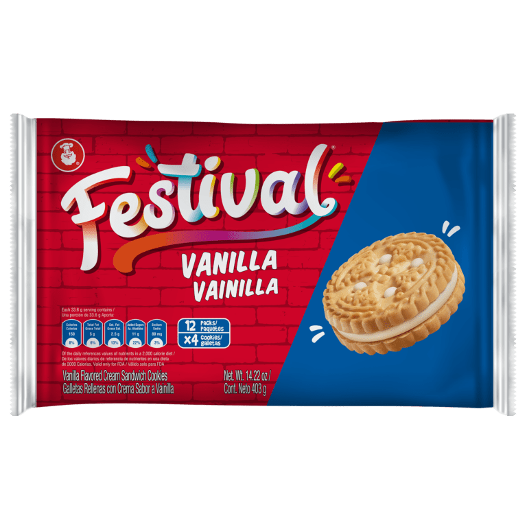 Festival Vanilla Cookies - Galletas De Vainilla (415g)