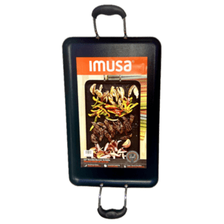 IMUSA Carbon Steel Rect Comal 20" - Plancha Rectangular con Mango 20"- 48.5 cm