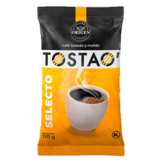 Tostao' Roasted And Ground Coffee - Cafe Tostado Y Molido (110g)