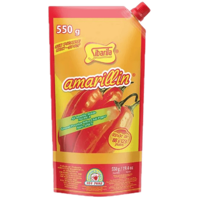 Sibarita Amarillin Ground Peruvian Yellow Chilli Pepper - Aji Amarillo Molido (550g)