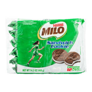 12 Pack x Nestle Milo Sandwich Cookie - Galletas De Milo