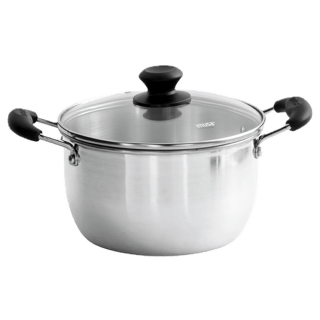 Imusa Sauce Pot with Glass Lid - Olla con Tapa de Vidrio 3Qt
