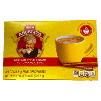 Abuelita Mexican Style Envelopes Of Instant Hot Chocolate Mix - Sobres De Chocolate En Polvo Instantáneo Estilo Mexicano