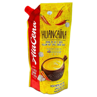 AlaCena Huancaina Yellow Hot Chili Cheese Sauce - Crema Huancaina de Aji y Queso (400g)