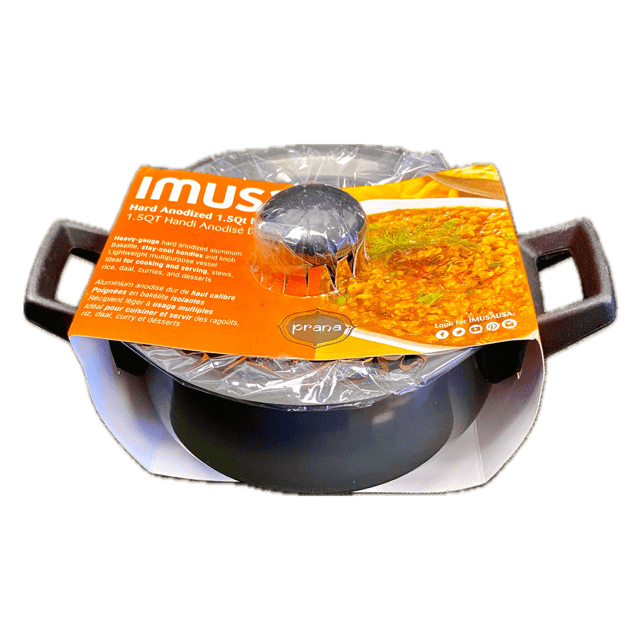 Imusa Hard Anodized 1.5Qt Handi with Lid - Cacerola Anonizada Dura de 1.5Qt con Tapa - Image 4