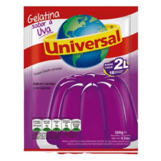 Universal Grape Gelatin Powder - Gelatina Sabor a Uva (150g)