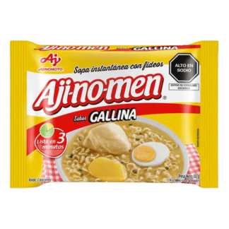 Aji-no-men Instant Noodle Soup Chicken Flavoured - Sopa Instantánea Con Fideos Sabor Gallina (80g)
