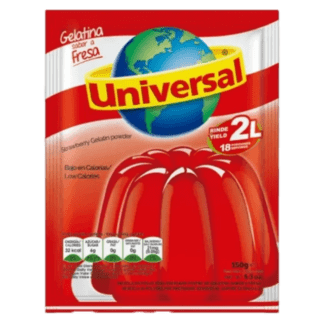 Universal Strawberry Gelatin Powder - Gelatina Sabor a Fresa (150g)