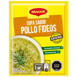 Maggi Soup Chicken Noodle Flavour - Sopa Sabor Pollo Fideos (70gr)