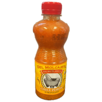 Del Molcajete Classic Sauce Peron/Manzano Chili - Salsa Clásica Chile Perón O Manzano (9.17 Oz)