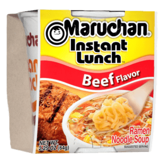 Maruchan Instant Lunch Beef Flavor - Sopa Instántanea Con Sabor De Carne (64g)