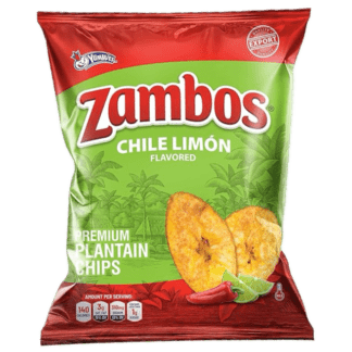 Yummies Zambos Chili Lemon Plantain Chips - Platanitos Sabor Chile Limon (150g)