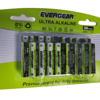 EverGear  - 20 pk AAA Ultra Alkaline Batteries