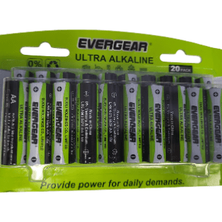 EverGear  - 20 pk AA Ultra Alkaline Batteries