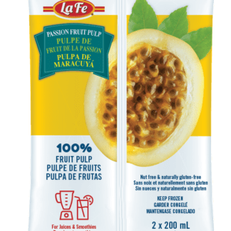 LA FE  Frozen Passion Fruit Pulp - Pulpa de Fruta Maracuya (400g)