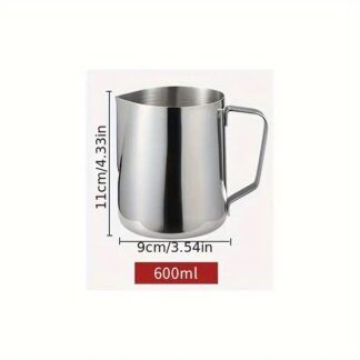Coffee Milk Frothing Pitcher Stainless Steel - Jarra Espumadora (600ml)