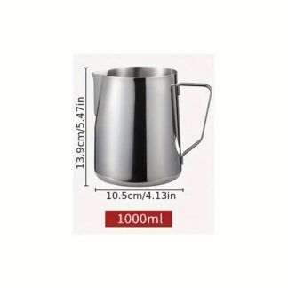Coffee Milk Frothing Pitcher Stainless Steel - Jarra Espumadora (1000ml)