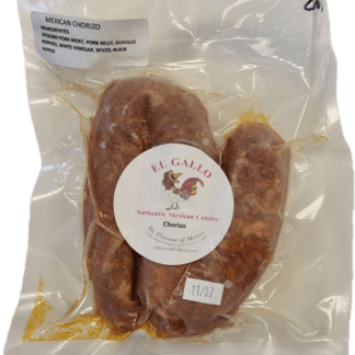 El Gallo Mexican Chorizos No Spicy Hand Made - Chorizos Mexicanos