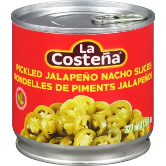 La Costeña Pickled Jalapeño Nacho Slices – Rebanadas De Jalapeño (327mL)
